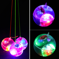 Ballons rebondissants lumineux LED pour enfants, nouveauté, best-sellers en gros, jouet lumineux pour enfants, cadeau pour enfants
