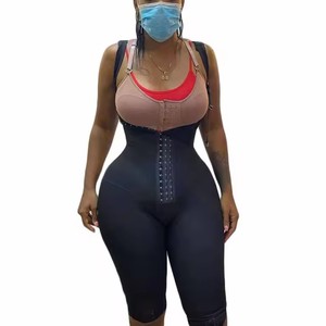 Đầu Gối Chiều Dài Underbust Cơ Thể Shaper Fajase Cho Phụ Nữ Sau Sinh Tráng Cơ Thể Shaper Fajase Colombianas Bài Phẫu Thuật Chất Thải Huấn Luyện Viên - Product Image 1