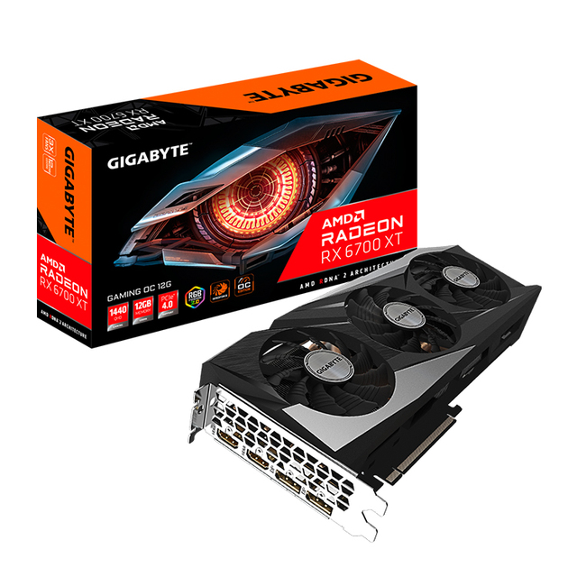 GIGABYTE AMD Radeon RX 6700 XT GAMING OC Used Graphics Card RX6700XT Video Card Powered by RX6700XT PC GPU