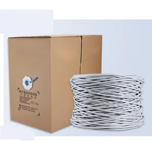 1000ft Cat5e Cat5e Cat6 CCA Ethernet Cable 24 AWG UTP Pull Box Cat-5e Cat-6 fili installazioni di rete interna Patch Lan cavo