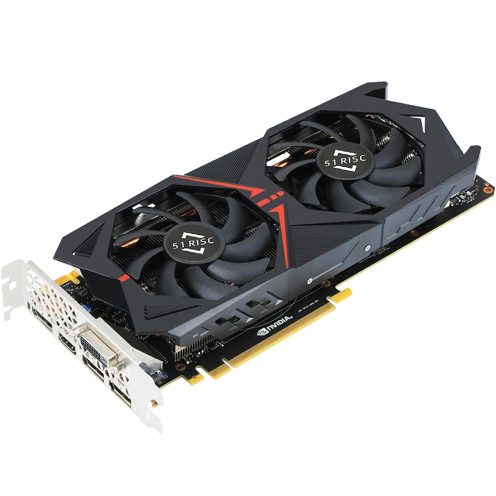 ビデオグラフィックカードRx580RX570 8GB GPUカードAMD Rx 570