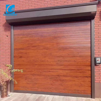Porte à enroulement résistante au vent, antivol, imperméable et durable pour garage, entrepôt, magasin