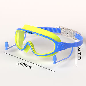 Gafas <span class=keywords><strong>de</strong></span> Natación YL2100 con Protección Antivaho, Montura Grande, Silicona, para Niños, con Tapones para los Oídos - Product Image 4