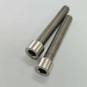 Tinh Khiết Titan Hợp Kim Hình Lục Giác Ổ Cắm Vít M 2 3 4 5 6 8 10 12 Cốc Đầu <span class=keywords><strong>DIN</strong></span> <span class=keywords><strong>912</strong></span> Titan Bolt Cho Titan Hợp Kim Vít Cắt - Product Image 3