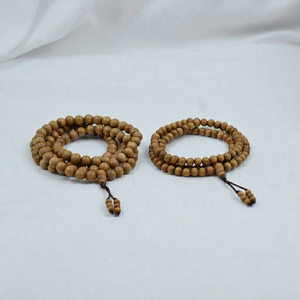 ข้อมือไม้จันทน์ Mala ลูกปัดจำนวนมาก/ลูกปัดสวดมนต์ทิเบต/ไม้จันทน์สีขาว Jap Mala - Product Image 1