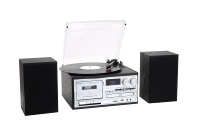 Vente en gros de lecteur de disques vinyles classique avec haut-parleur externe, vintage, avec lecture USB/CD/SD/Bluetooth, gramophone pour l'audio domestique