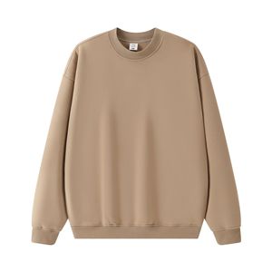 Fabricants de vêtements personnalisés 350 grammes Polyester coton coupe surdimensionnée à manches longues col rond sweat pour l'automne/hiver - Product Image 2