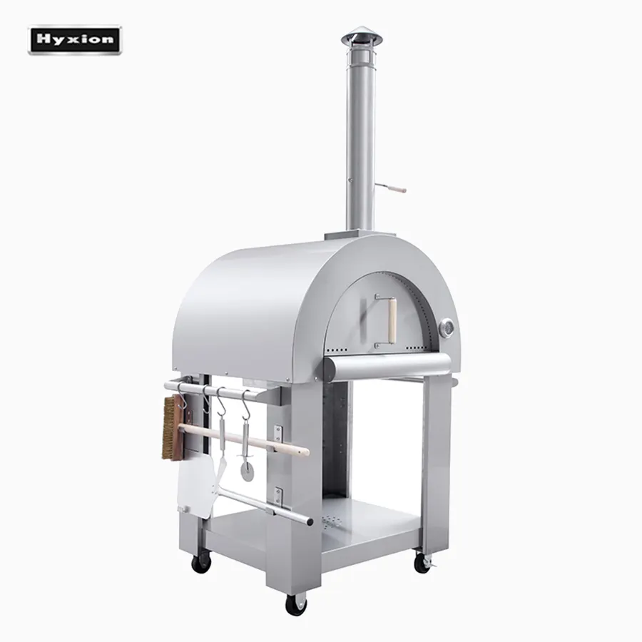 Hyxion HPO01S 4 Pizza herramientas independiente al aire libre de horno de Pizza para cocina al aire libre