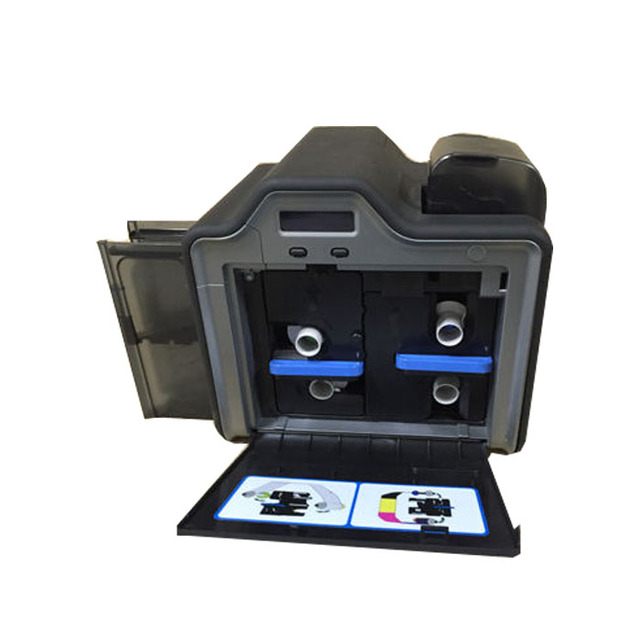 CR80 White Plastic Hologram Dye Sublimation Id Hdp5000 Dual Side PVC Plastic Card Printer