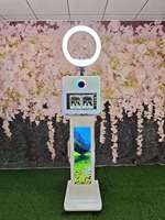 Envío Rápido desde Almacén en UE/CA/EE. UU., Cabina de Fotos DSLR de 15.6 Pulgadas, Cabina de Fotos Portátil con Pantalla LCD