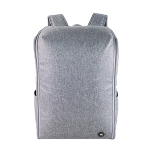 OEM Full-Zip Nylon <b>Laptop</b> <b>Backpack</b>, Minimalist Premium Daypack for Work Travel, Lightweight Multi-Compartment Casual Bag - Product Image 1