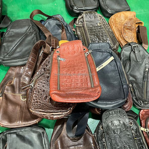 A13-2-1 gebrauchte Taille und Brusttaschen Second Hand Herren Taschen Gute Qualität Gemischte Rindsleder Schaffell Großhandel Leder in Ballen für Männer - Product Image 3