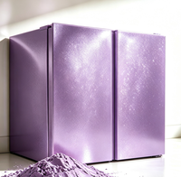 Pigment en paillettes d'aluminium métallisé violet raisin GUANZUN pour la peinture en poudre des appareils électroménagers
