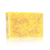 Savon Solide au Curcuma et à l'Acide Kojique, Éliminateur de Taches Brunes au Miel, avec Rétinol, Collagène, Acide Hyaluronique et Vitamine E/C pour Adultes