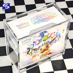 Venta de Fábrica SYP, Juego de Cartas Pokémon, Paquetes de Refuerzo ETB, Estuche Acrílico Ultra Transparente, Antipolvo, con Tapa Magnética Resistente - Product Image 1