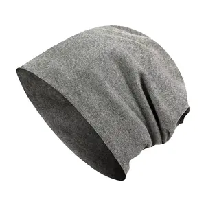 Đa màu sắc mà không cần Cuff Beanies unisex bán buôn Hữu Cơ tùy chỉnh in phong cách mềm Slouchy Beanie Hat