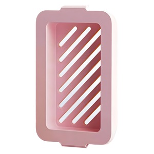 Rectangular Soap Dish With Mesh Foam Generator Non Slip Drainage For Household Use - Product Image 3