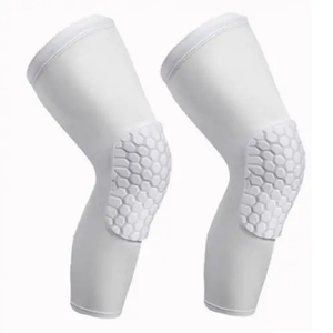 Genouillères de sport antidérapantes et respirantes en mousse alvéolée pour basketball et football, avec soutien et protection des jambes – Vente en gros - Product Image 1