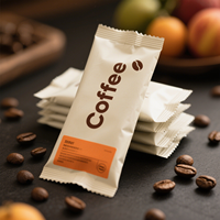 Vente en gros Mini paquet Petit bâton d'emballage de café Sacs d'emballage de café individuels Sachet Thé Poudre Sacs d'emballage