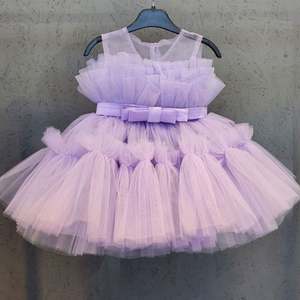 Robes d'été pour filles, tenues de cérémonie pour bébés, robes de demoiselle d'honneur, vêtements pour enfants, robes de princesse tutu, robes en dentelle pour tout-petits - Product Image 5