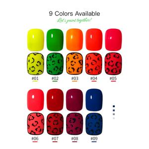 JTING Gel de Pintura Fluorescente Creativo de 9 Colores, Popular, Marca Privada, Pintura de Uñas UV, ODM/OEM Personalizado - Product Image 5