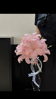 2026 Premium Lily Bead Flowers Beaded Flower Bouquet Rangkaian Bunga Tahun Baru Dekorasi Natal Dekorasi Rumah Butik