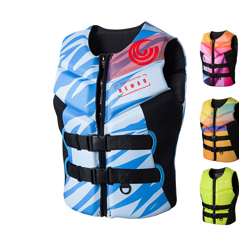 Neoprene Life Jacket Adult Kids Life Vest Water Sports Fishing Vest Kayaking Boating Swimming Surfing Drifting Safety Life Vest