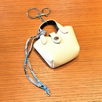Mini sac seau en cuir PU, breloque porte-clés, sangle en soie, petit sac à main, pendentif, logo personnalisé, petite bourse à monnaie, décoration de sac, cadeau