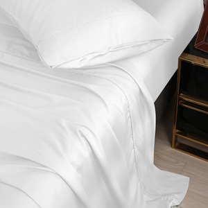 Juego de sábanas de hotel de 100% algodón, funda de almohada tamaño King y funda Nórdica - Product Image 4