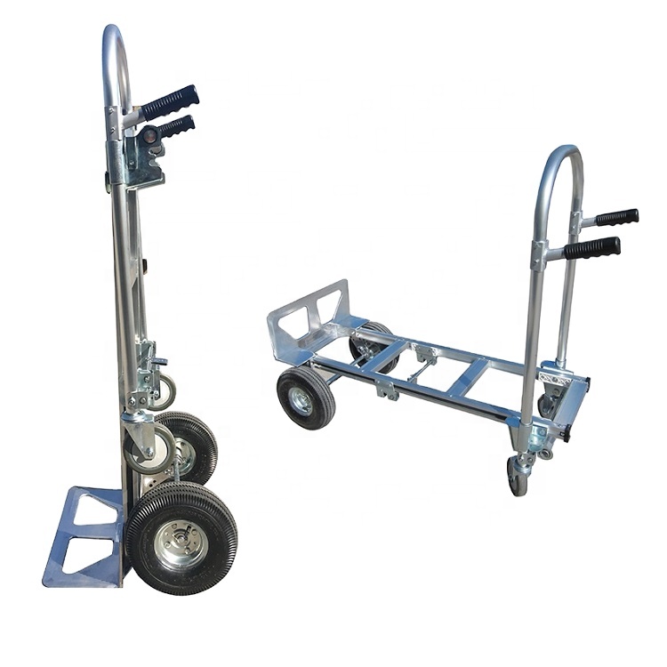 3 in 1 Convert Trolley Heavy Duty Folding Aluminum Hand Truck Platform Cart