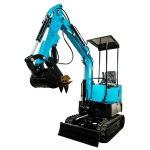 Hot Sale China 1 Ton 1T Cheap Mini Cabin Excavator Digger With Closed Cabin/Hydraulic/Crawler/CE/Construction