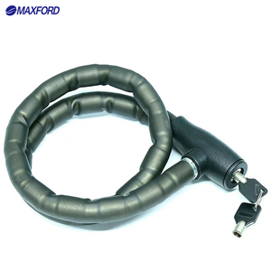 Candados <span class=keywords><strong>de</strong></span> Llave Negros MAXFORD para <span class=keywords><strong>Bicicletas</strong></span>, Patinetes <span class=keywords><strong>El</strong></span>éctricos, <span class=keywords><strong>Bicicletas</strong></span>, Candado <span class=keywords><strong>de</strong></span> Seguridad Antirrobo con Cadena - Product Image 2