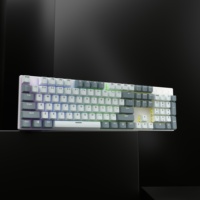 Clavier de jeu mécanique 104 touches en gros avec effets de rétroéclairage RVB pour le bureau et le gaming, interrupteurs mécaniques YH soudés
