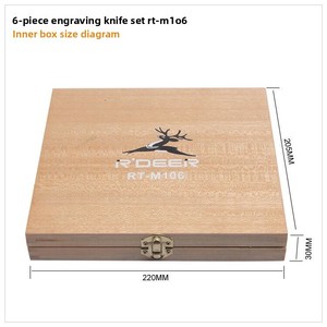 Juego de Cinceles para Tallar Madera de Grado Industrial con Puntas de Acero RT-M112RT-M107, Juego de 12 Piezas, Kit Completo para Trabajos Detallados - Product Image 5