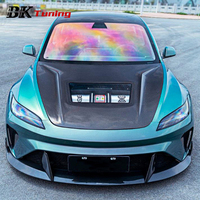 BK Tuning Nouveau Modèle 3 Juniper Modifié CMST Ver.2 Capot avant en fibre de carbone transparente pour Tesla Model 3 Highland