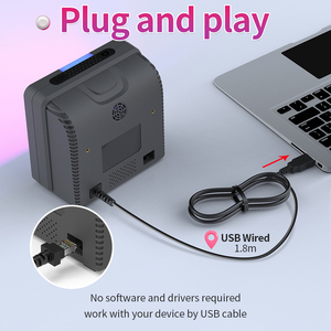 Xincode 1d 2d Desktop Barcodescanner Embedded Barcode Scanner Usb Qr Codelezer Bedrade Scanplatform Voor Supermarkt - Product Image 5