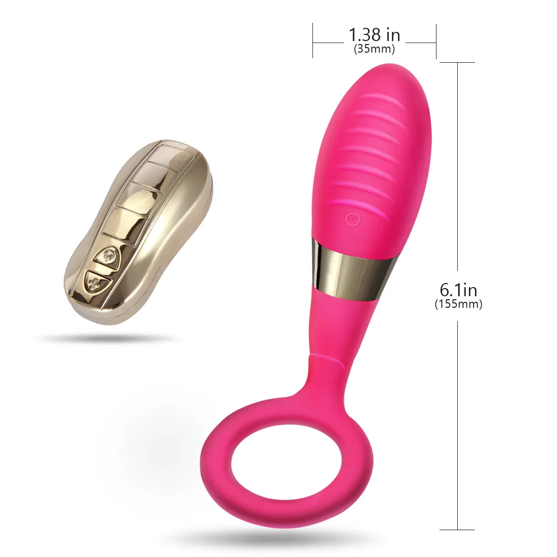 Vibrador de silicone com controle remoto, sem fio, estimulador clitoriano, brinquedos sexuais para mulheres
