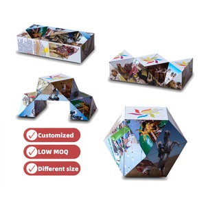 ترويج مخصص 6 مربع مكعب سحري قابل للطي لغز اللانهاية المغناطيسي السحر اللانهائي شعار الإعلان التخصيص - Product Image 4