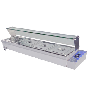 ไฟฟ้าสำหรับร้านอาหารบุฟเฟ่ต์4กะทะ1500W อุปกรณ์ครัวเชิงพาณิชย์ - Product Image 1