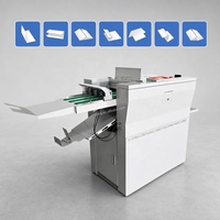 Machine automatique de pliage et de rainurage U-338A, machine de pliage de papier pour la création de brochures