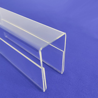 Porte-étiquette de nom personnalisé en acrylique transparent double face pour bureau, support de nom pour cloison de bureau, présentoir d'étiquettes en acrylique