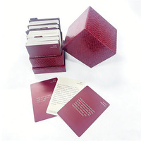 Boîte personnalisée en carton pour cartes d'affirmation pour couple - Impression offset sur mesure