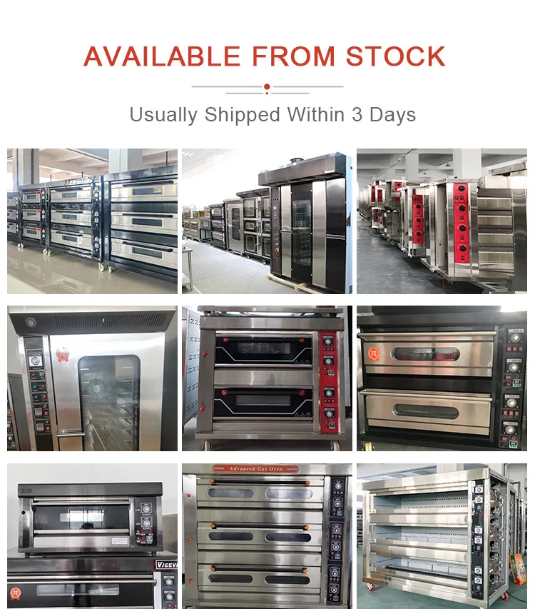 Oven Manufacturer Commercial 3 deck 6 trays Oven Gas Bakery Oven Prices for sale
