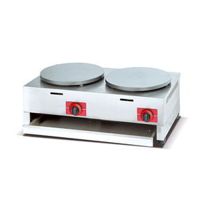 Machine à crêpes électrique commerciale 500-1000W <span class=keywords><strong>2</strong></span> <span class=keywords><strong>plaques</strong></span> 100-180C température 1 an de garantie pour la restauration de restaurant - Product Image 2