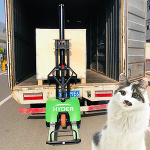 1 टन 1.3टन पूर्ण इलेक्ट्रिक स्व-लोडिंग को जहाज करने के लिए तैयार, स्टील सामग्री कृषि परिवहन वॉक लिफ्ट - Product Image 2