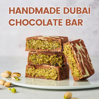 Chocolat de haute qualité style Dubaï 200g avec pistaches et confiture, fait main, croustillant, vente en gros directe d'usine