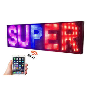 Ngoài trời RGB <span class=keywords><strong>LED</strong></span> hiển thị wifi kỹ thuật số biển <span class=keywords><strong>module</strong></span> với di chuyển tin nhắn cho trong nhà và ngoài trời sử dụng - Product Image 4
