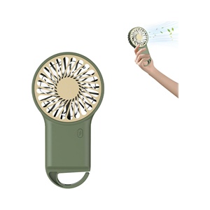 LOGO Customize Wind Air Cooling Hand Small Fan Portable Usb Desktop Rechargeable Handheld Mini Fan USB with <b>Hook</b> - Product Image 1