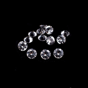 איכות גבוהה זוהר 1 מ "מ 2.5 מ" מ לבן ד e f צבע עגול מבריק חיתוך מבריק moissanite יהלומים אבני חן רופפים - Product Image 3