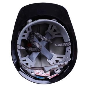 قبعة صلبة من البولي إيثيلين وسوداء وصفراء وحمراء من البلاستيك للبناء - Product Image 2